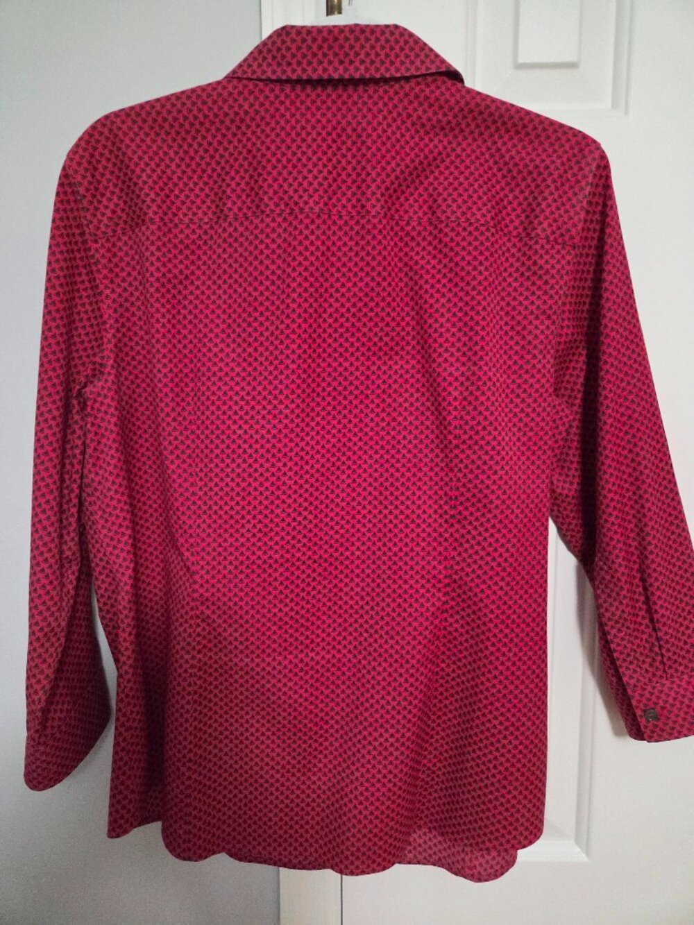 Talbots 3/4 sleeve button up shirt size 12 - Picture 2 of 7